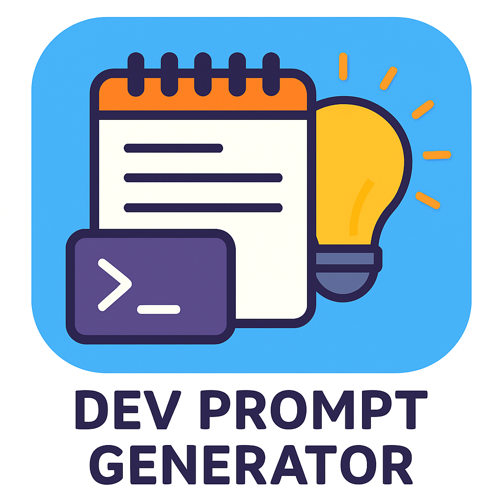 Thumbnail image of Toolfy Dev Prompt Generator tool